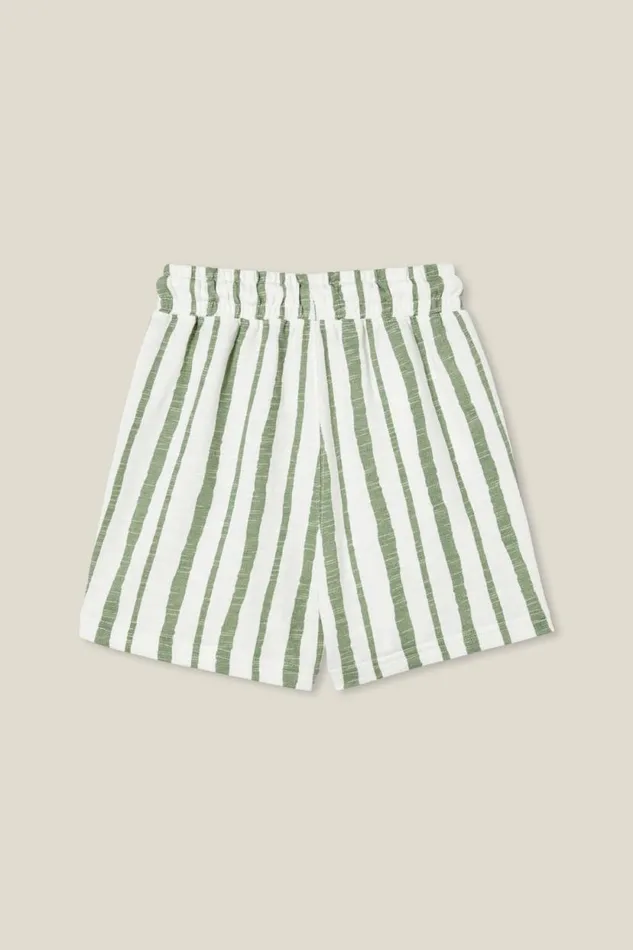 Henry Slouch Short Vanilladeep Sage Stripe Boys Cotton On Shorts Henry Slouch Short Vanilladeep Sage Stripe Boys Cotton On Shorts