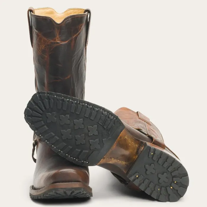 Heritage Harness Boots Waxed Brown Men Stetson Western