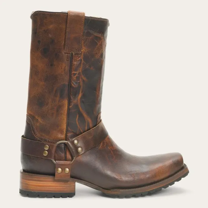 Heritage Harness Boots Waxed Brown Men Stetson Western