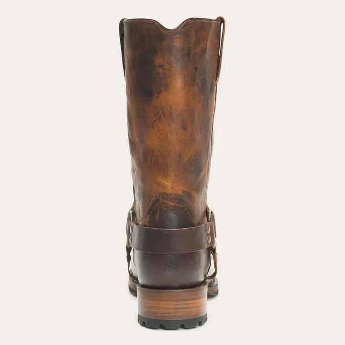 Heritage Harness Boots Waxed Brown Men Stetson Western