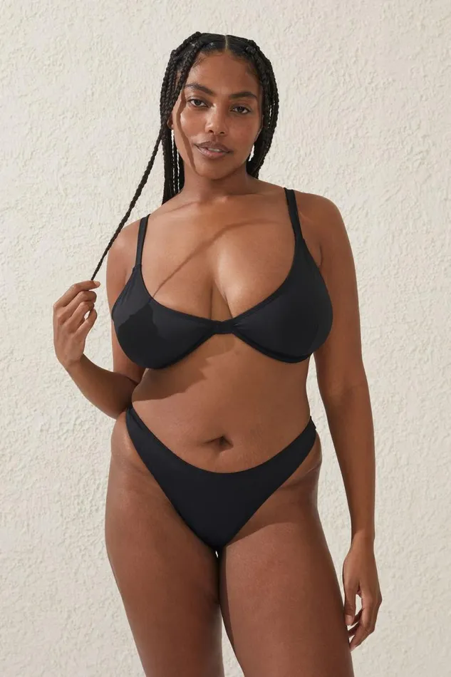 High Side Brazilian Seam Bikini Bottom Black Women Cotton On Bikinis High Side Brazilian Seam Bikini Bottom Black Women Cotton On Bikinis