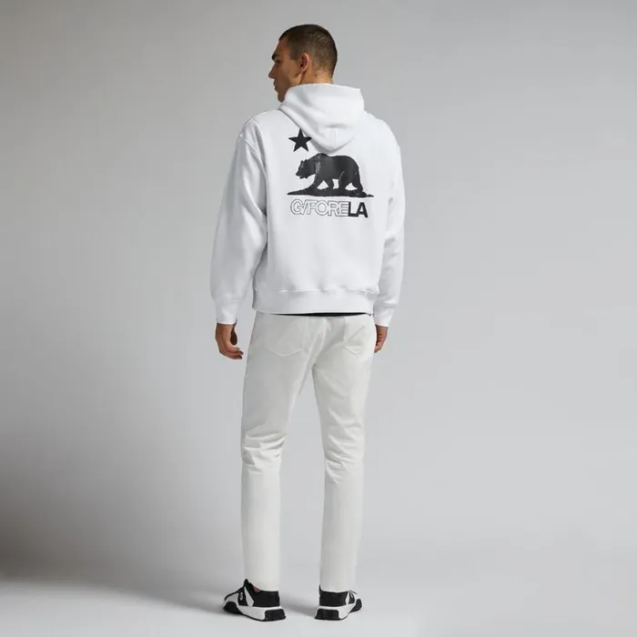 Hoodies and Tees Men GFORE GFORE LA OVERSIZED FRENCH TERRY HOODIE Snow Hoodies and Tees Men GFORE GFORE LA OVERSIZED FRENCH TERRY HOODIE Snow