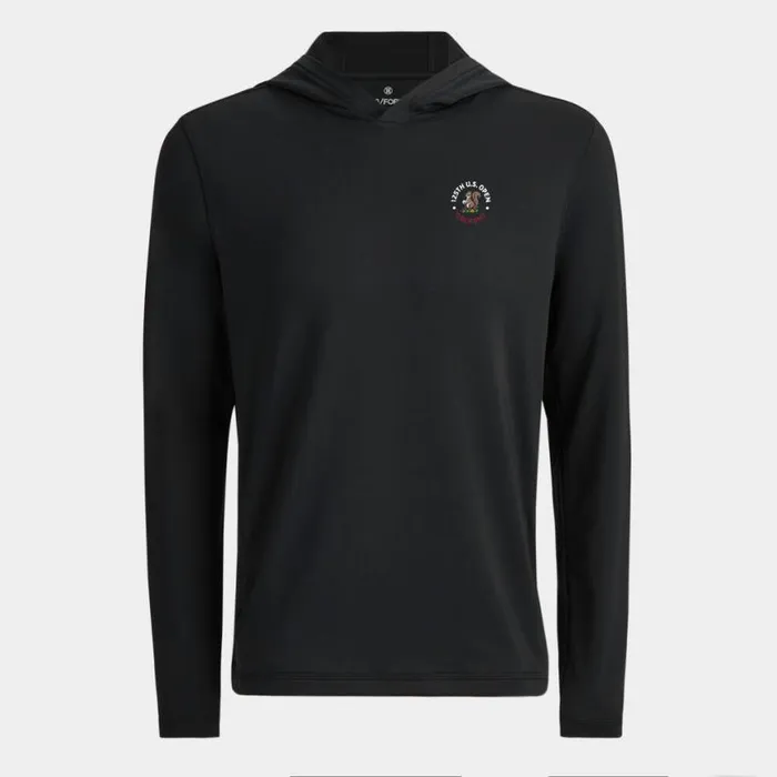 Hoodies and Tees Men GFORE LTD RELEASE 2025 US OPEN BRUSHED BACK TECH TERRY HOODIE Onyx Hoodies and Tees Men GFORE LTD RELEASE 2025 US OPEN BRUSHED BACK TECH TERRY HOODIE Onyx