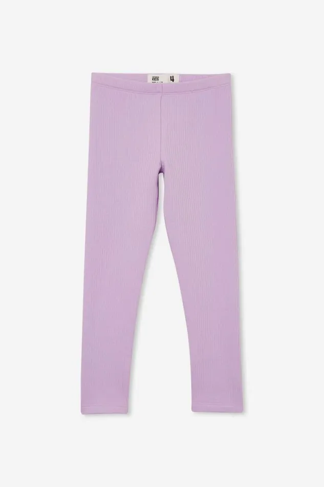 Huggie Tights Lilac Drop Rib Girls Cotton On Leggings Pants and Jeans Huggie Tights Lilac Drop Rib Girls Cotton On Leggings Pants and Jeans