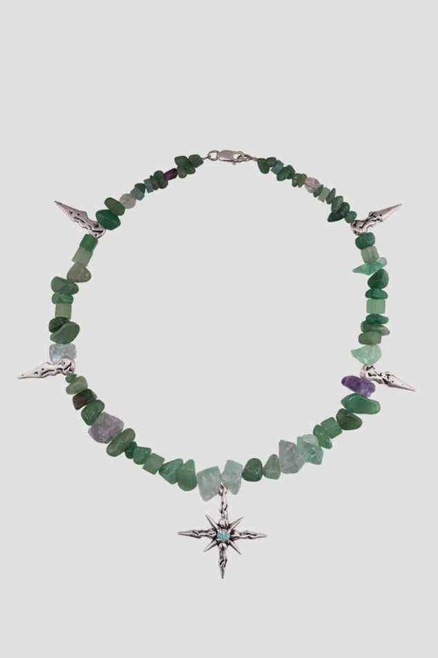 Ibiza Necklace Greensilver WomenMen MISBHV Jewelry