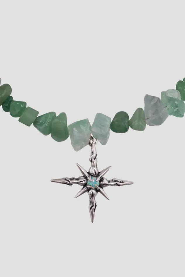 Ibiza Necklace Greensilver WomenMen MISBHV Jewelry