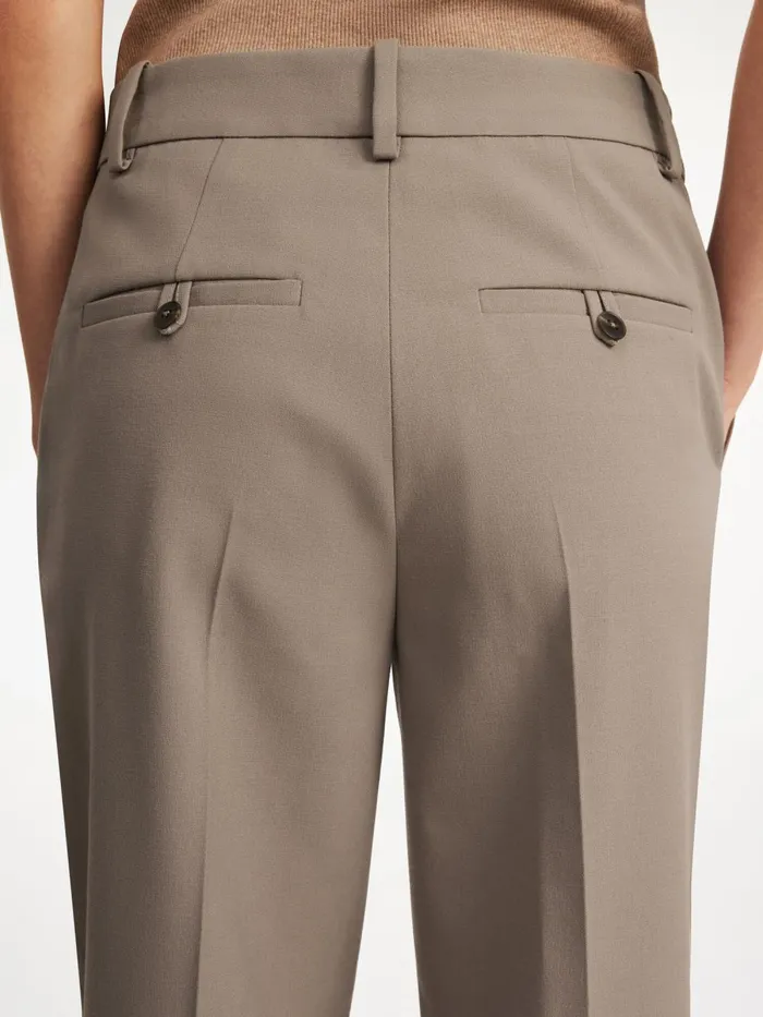 Igda StraightLeg Trousers Shitake Women By Malene Birger Trousers