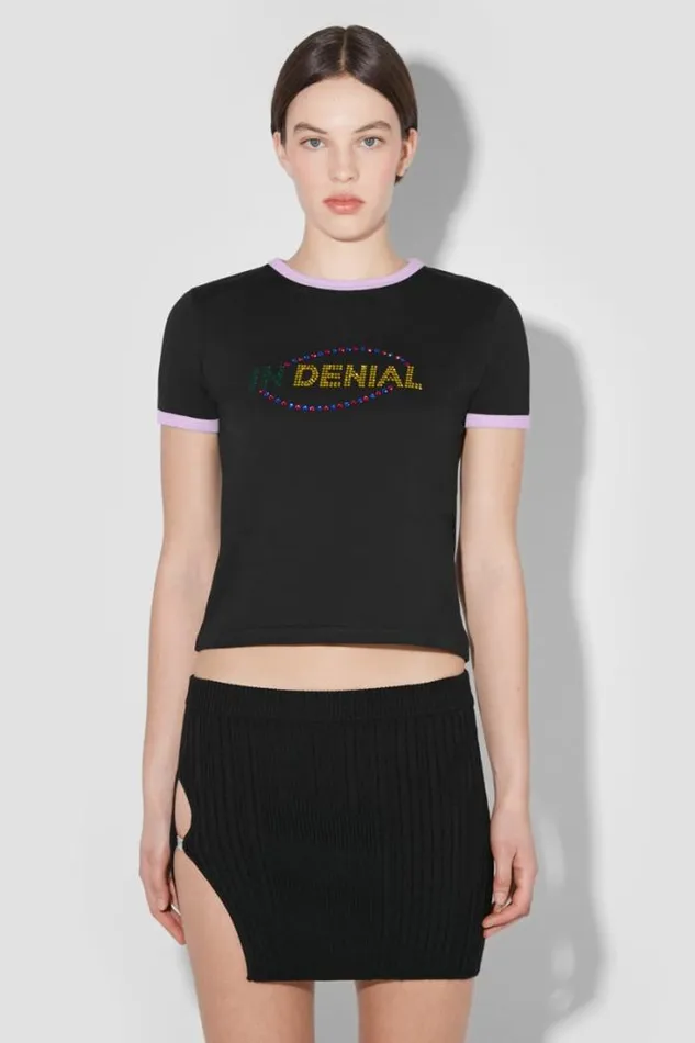 In Denial TShirt Black Women MISBHV TShirts