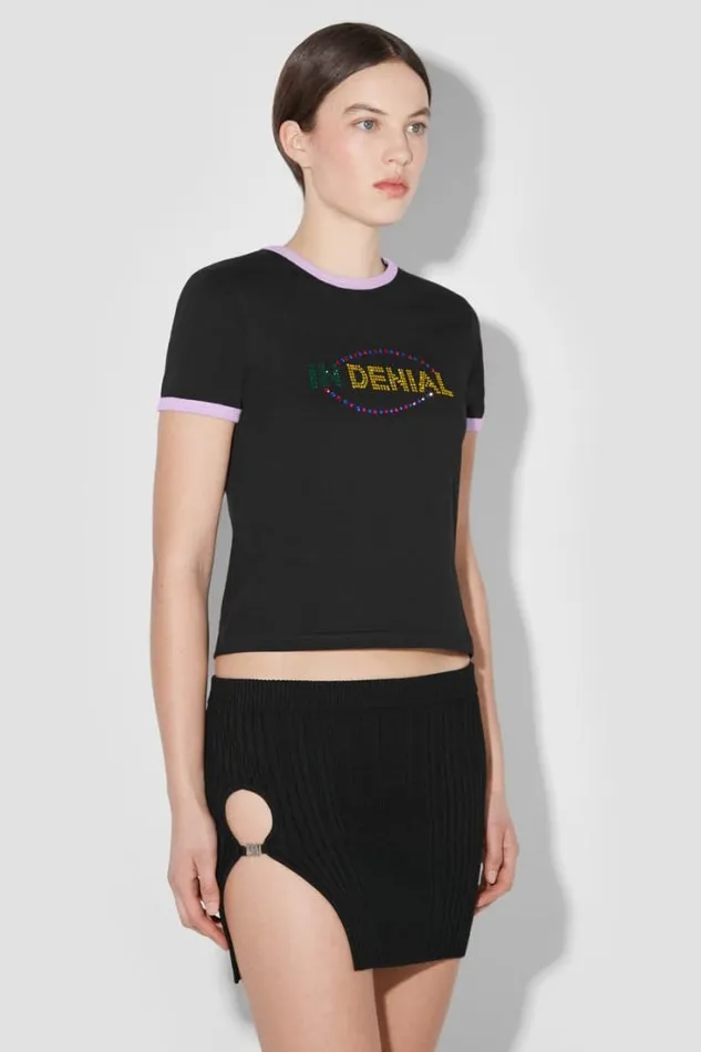 In Denial TShirt Black Women MISBHV TShirts