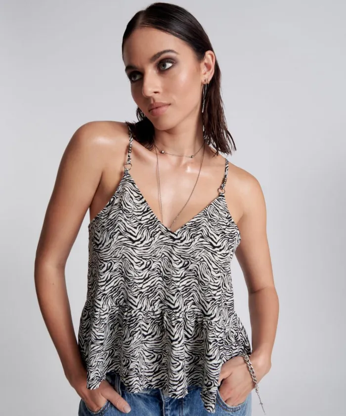 INTERFERENCE RUNAWAY CAMI Women One Teaspoon Tops INTERFERENCE RUNAWAY CAMI Women One Teaspoon Tops