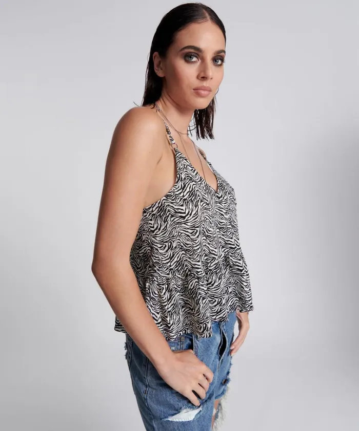 INTERFERENCE RUNAWAY CAMI Women One Teaspoon Tops INTERFERENCE RUNAWAY CAMI Women One Teaspoon Tops