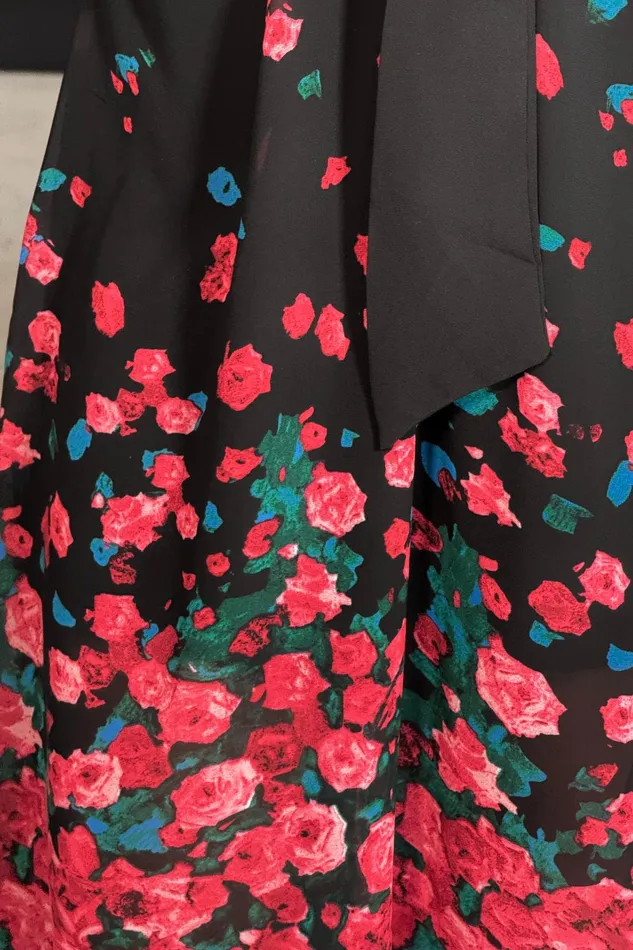 Isabella Red Floral Tie Front Shirt Dress Women Girl In Mind Shirt Dresses