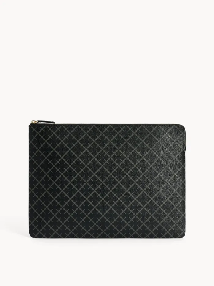 Ivy Laptop Case Charcoal Women By Malene Birger Bags