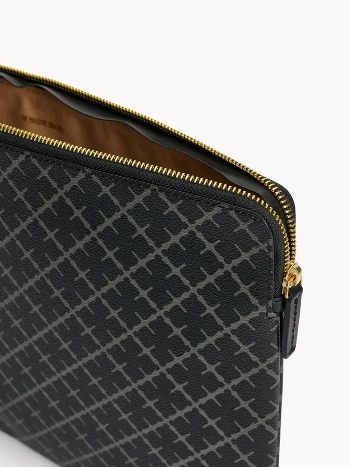 Ivy Laptop Case Charcoal Women By Malene Birger Bags