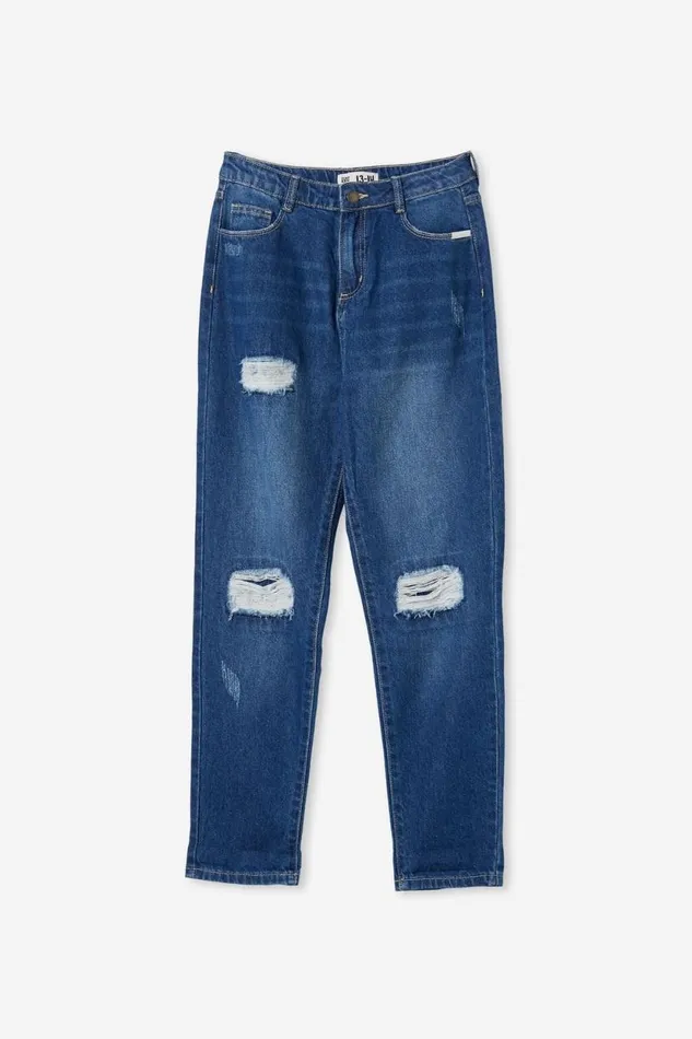 Ivy Mom Jean Midnight Wash GirlsBoys Cotton On Leggings Pants and Jeans Ivy Mom Jean Midnight Wash GirlsBoys Cotton On Leggings Pants and Jeans