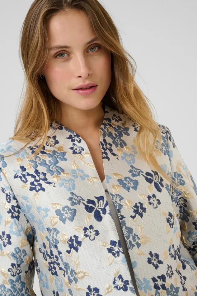 Jackets and Coats Women CULTURE CUalfride Casual Jacket Dress Blues