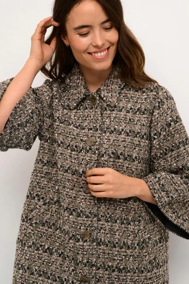 Jackets and Coats Women CULTURE CUgina Boucl Jacket