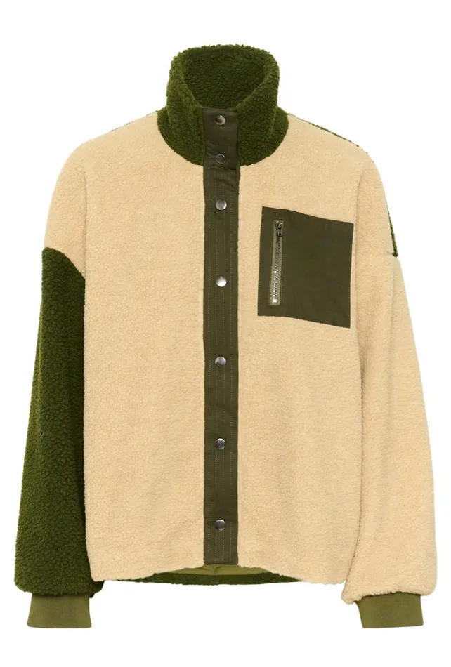 Jackets and Coats Women CULTURE CUtally Teddy Fleece Jacket