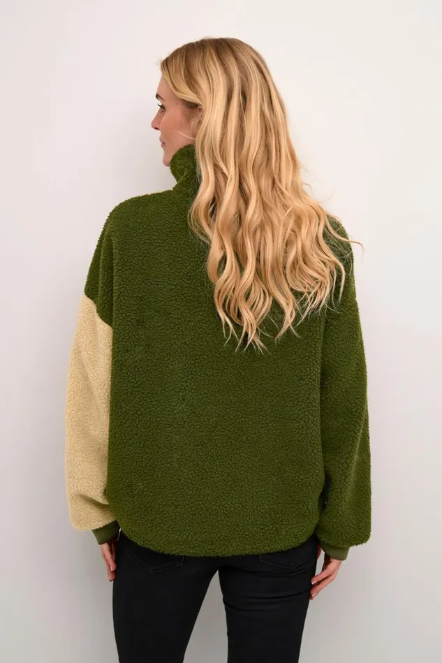 Jackets and Coats Women CULTURE CUtally Teddy Fleece Jacket