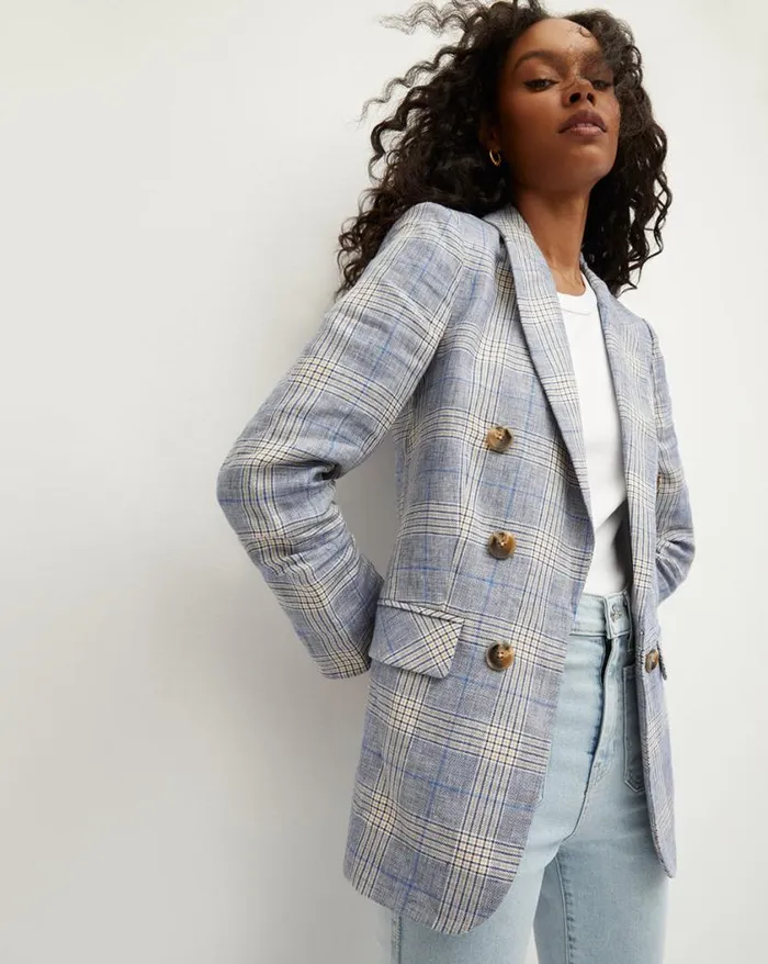 Jackets and Outerwear ShopJackets Veronica Beard Beacon Plaid Linen Dickey Jacket Blue Multi Jackets and Outerwear ShopJackets Veronica Beard Beacon Plaid Linen Dickey Jacket Blue Multi