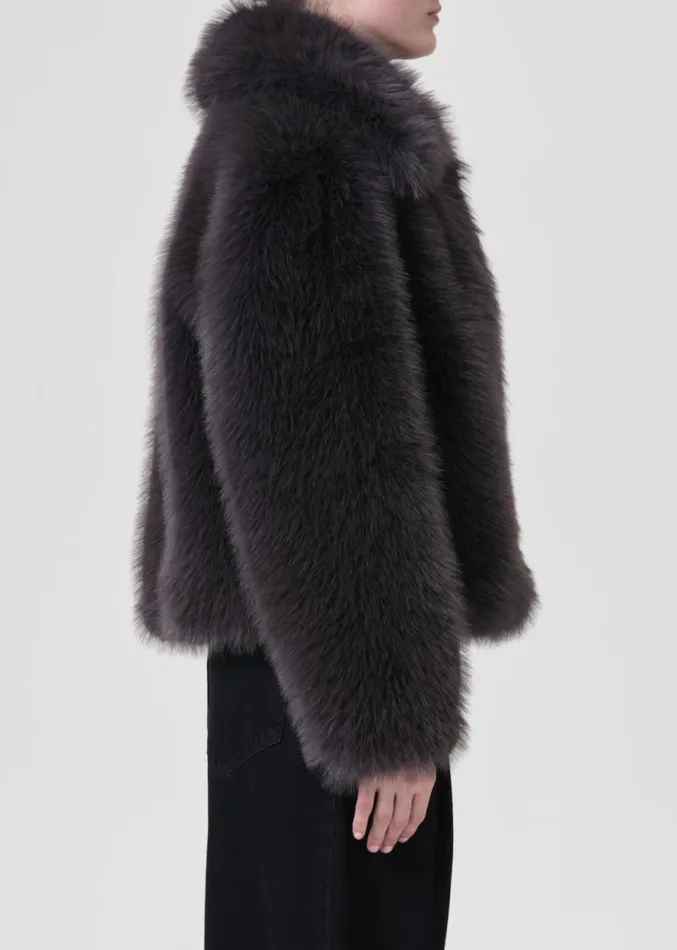 Jackets and Outerwear Women Agolde Shoreditch Ski Club X AGOLDE Maren Shearling In Shade Jackets and Outerwear Women Agolde Shoreditch Ski Club X AGOLDE Maren Shearling In Shade