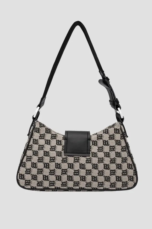 Jacquard Monogram Shoulder Bag Medium Multicolor Women MISBHV Bags