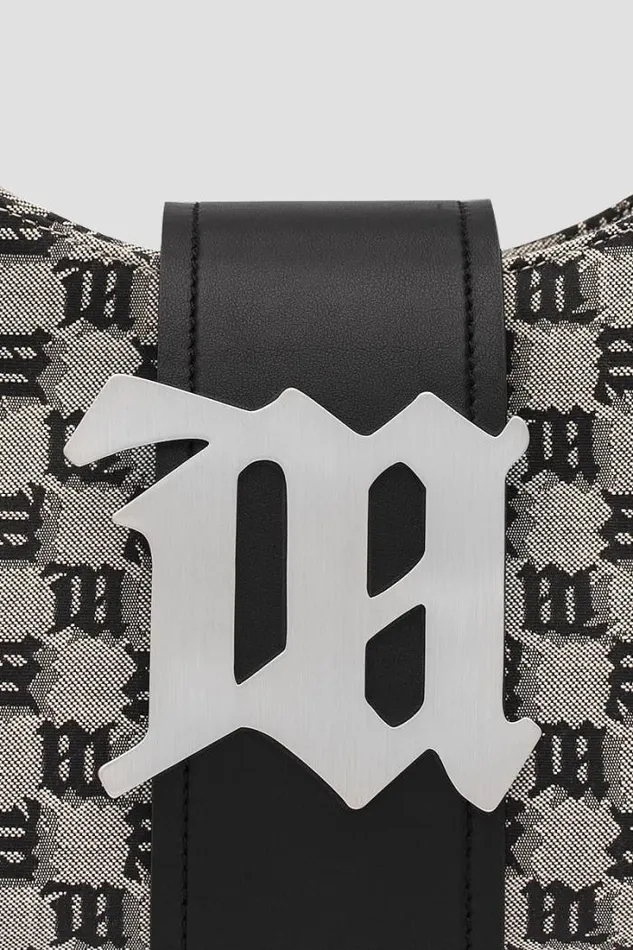 Jacquard Monogram Shoulder Bag Medium Multicolor Women MISBHV Bags