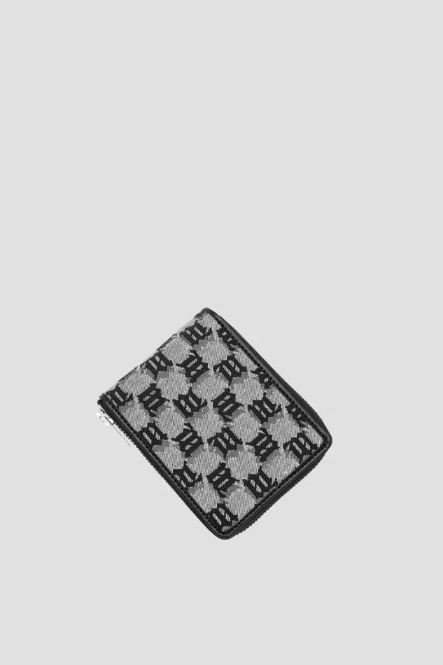 Jacquard Monogram Zipped Wallet Multicolor WomenMen MISBHV Wallets