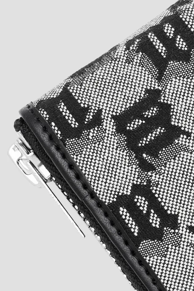 Jacquard Monogram Zipped Wallet Multicolor WomenMen MISBHV Wallets