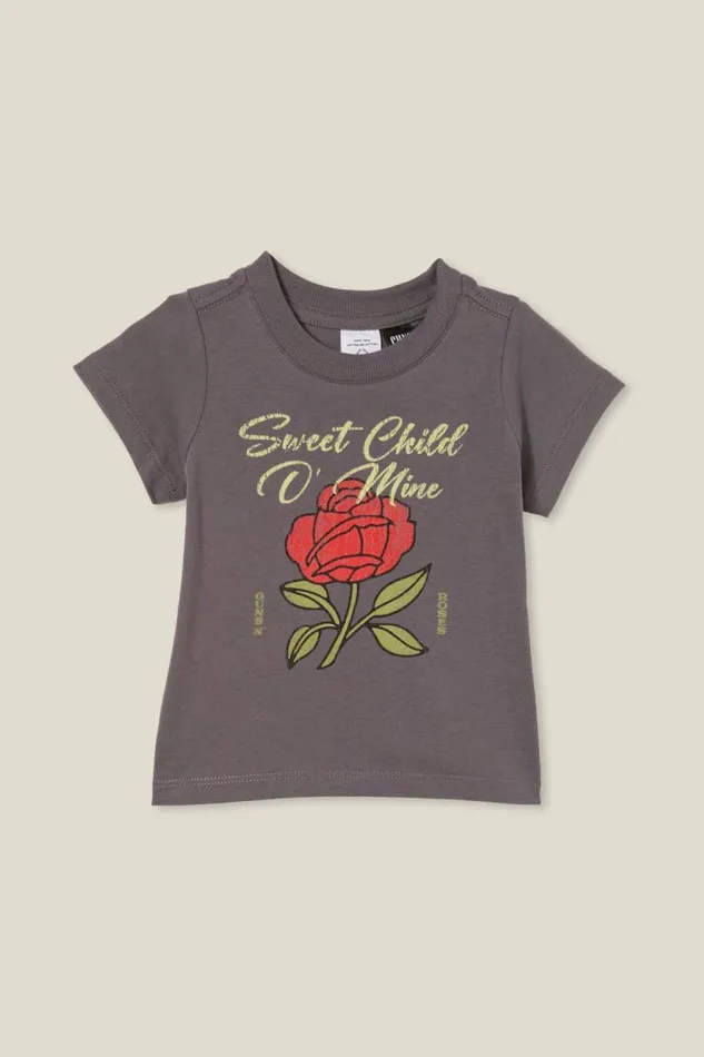Jamie Short Sleeve TeeLicense Lcn Bra Rabbit Greysweet Child O Mine Rose Baby Cotton On Tops Jackets and Sweaters