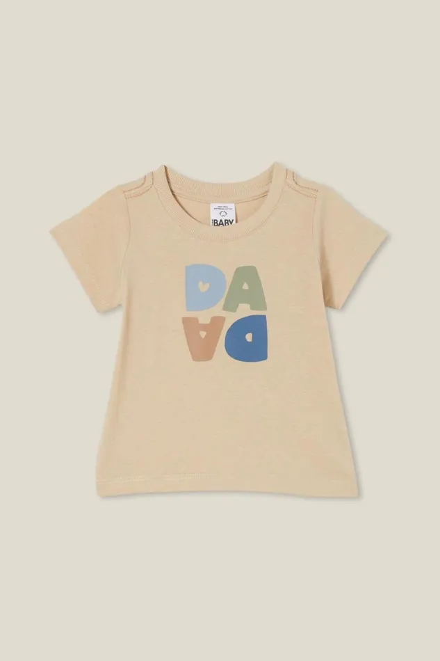 Jamie Short Sleeve Tee Rainy Daydada Baby Cotton On Tops Jackets and Sweaters
