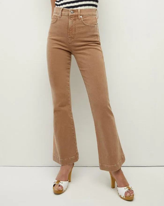 Jeans Shop Veronica Beard Carson KickFlare Jean Tan Sierra