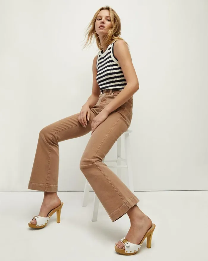 Jeans Shop Veronica Beard Carson KickFlare Jean Tan Sierra