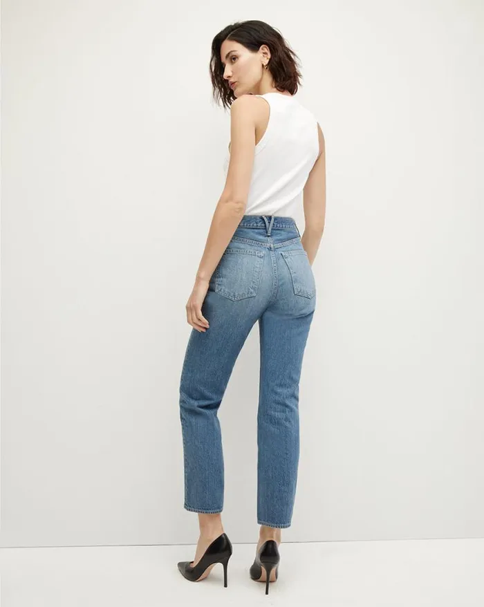 Jeans Shop Veronica Beard Daniela StraightLeg Jean Wanderer Dust