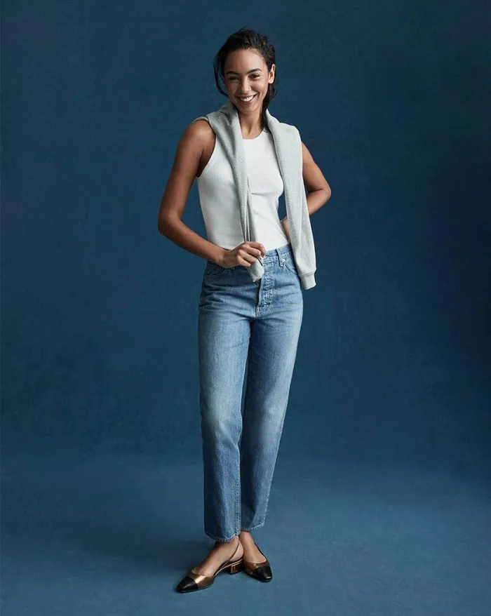 Jeans Shop Veronica Beard Daniela StraightLeg Jean Wanderer Dust