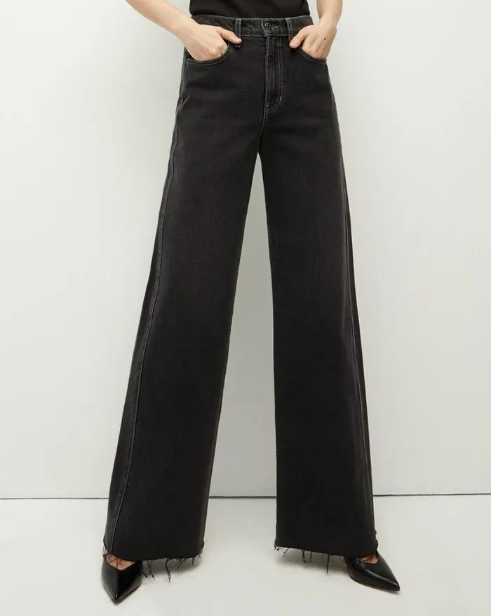 Jeans Shop Veronica Beard Taylor WideLeg Jean Vanishing Point