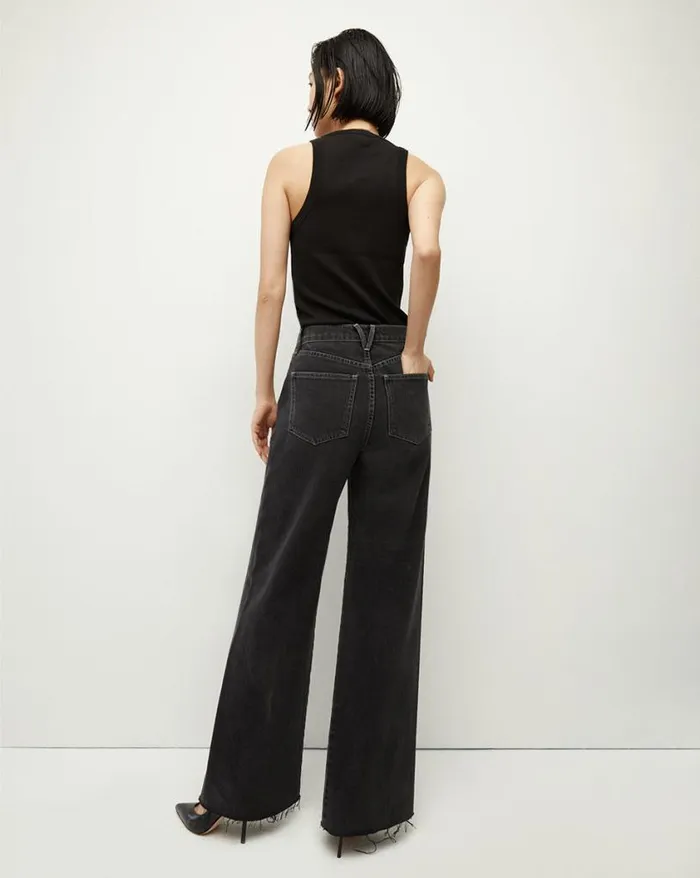 Jeans Shop Veronica Beard Taylor WideLeg Jean Vanishing Point