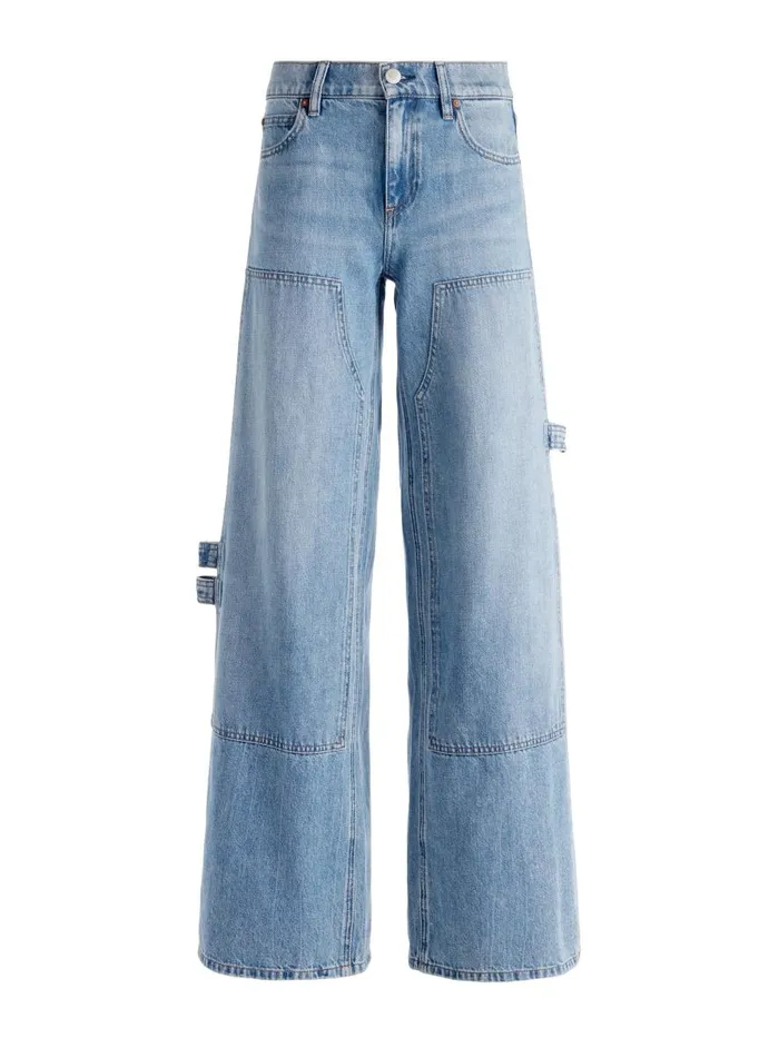Jeans Women Alice Olivia PAINTER JEAN Georgia Vintage Blue