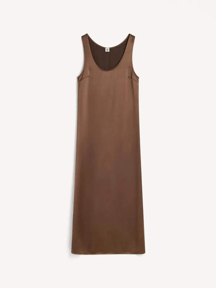 Jerrica Maxi Dress Warm Brown Women By Malene Birger Dresses