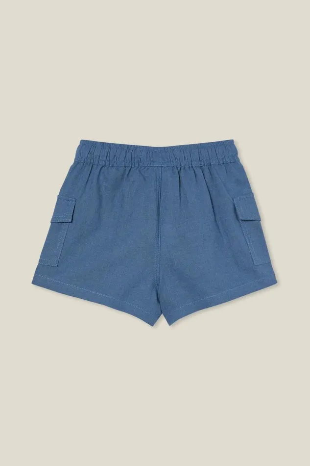 Jerry Relaxed Cargo Short Petty Blue Baby Cotton On Bottoms Jerry Relaxed Cargo Short Petty Blue Baby Cotton On Bottoms
