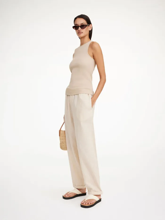 Joanni Trousers Wood Women By Malene Birger Trousers