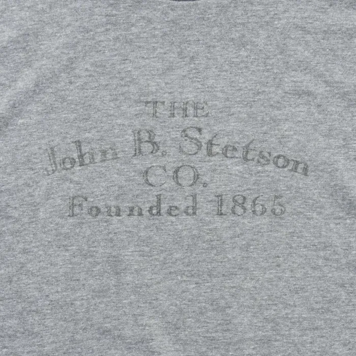 John B Stetson Co Graphic Tee Grey Men Stetson Tees