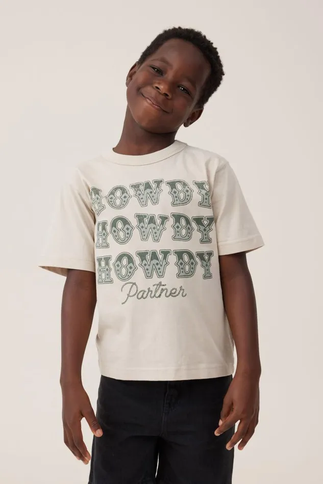 Jonny Short Sleeve Print Tee Rainy Dayhowdy Howdy Howdy Boys Cotton On Tops and TShirts Jonny Short Sleeve Print Tee Rainy Dayhowdy Howdy Howdy Boys Cotton On Tops and TShirts
