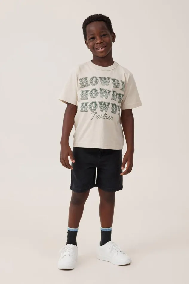 Jonny Short Sleeve Print Tee Rainy Dayhowdy Howdy Howdy Boys Cotton On Tops and TShirts Jonny Short Sleeve Print Tee Rainy Dayhowdy Howdy Howdy Boys Cotton On Tops and TShirts