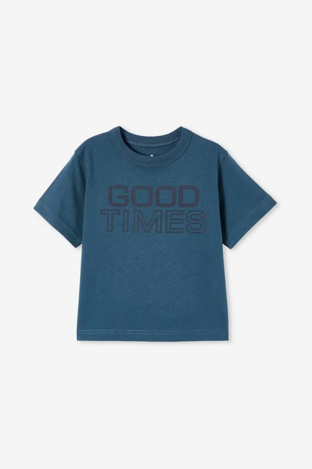 Jonny Short Sleeve Print Tee Stargazergood Times Boys Cotton On Tops and TShirts Jonny Short Sleeve Print Tee Stargazergood Times Boys Cotton On Tops and TShirts