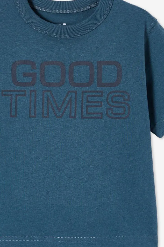 Jonny Short Sleeve Print Tee Stargazergood Times Boys Cotton On Tops and TShirts Jonny Short Sleeve Print Tee Stargazergood Times Boys Cotton On Tops and TShirts