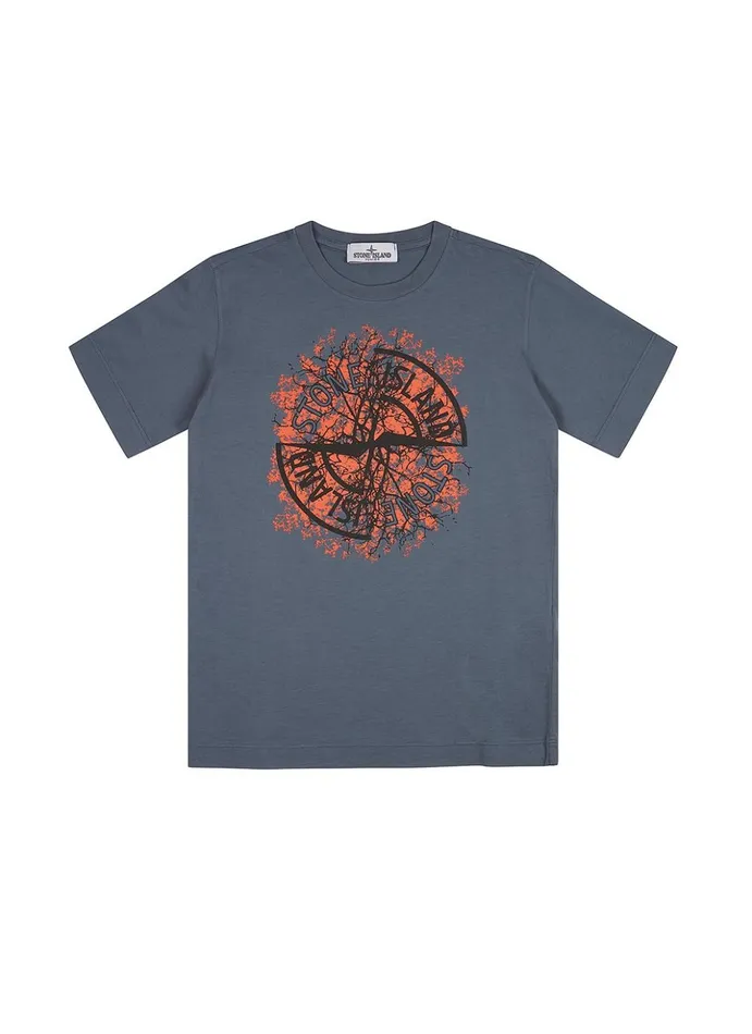 Junior 21057 TShirt In Aviation Blue Stone Island TShirts