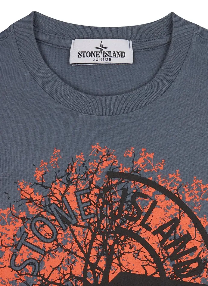 Junior 21057 TShirt In Aviation Blue Stone Island TShirts