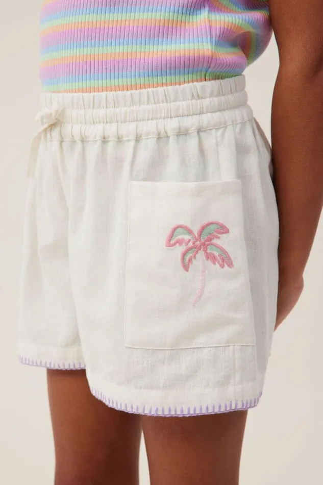 Kai Short Vanillasummer Embroidery Girls Cotton On Shorts Skirts and Playsuits Kai Short Vanillasummer Embroidery Girls Cotton On Shorts Skirts and Playsuits
