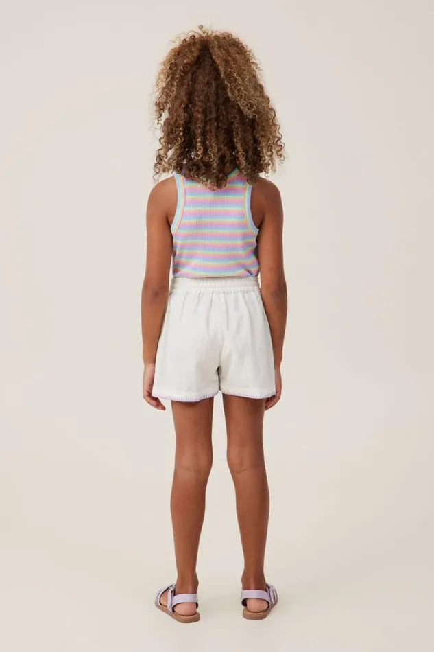 Kai Short Vanillasummer Embroidery Girls Cotton On Shorts Skirts and Playsuits Kai Short Vanillasummer Embroidery Girls Cotton On Shorts Skirts and Playsuits
